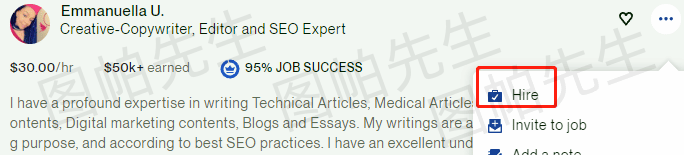 谷歌SEO：如何使用upwork找到写手