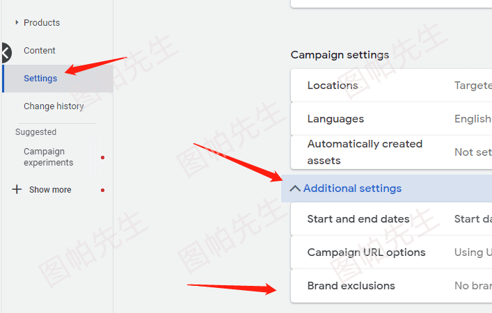 如何在谷歌pmax广告排除品牌词？